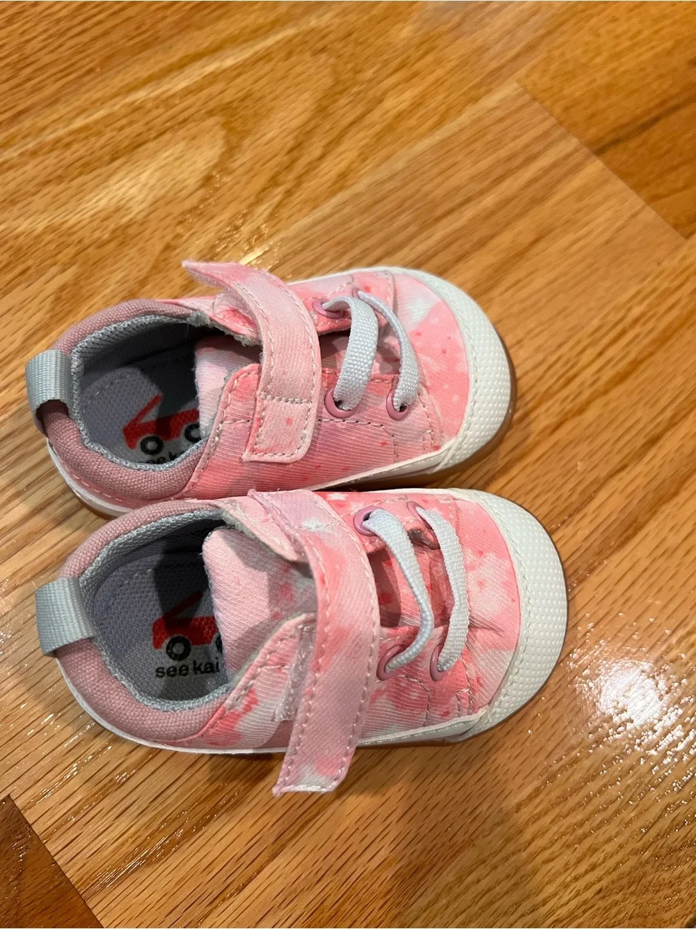 See Kai run first walkers Pink Velcro Canvas Sneakers